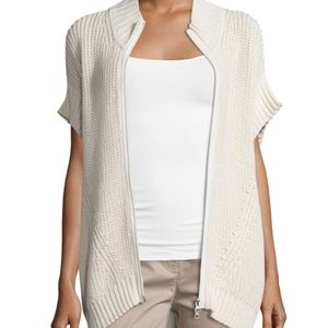 NEON BUDDHA Cotton Knit Poncho Katherine Sweater NWT womens size M